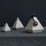 Kit 3 Pirâmides Decorativas