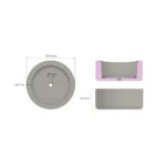 Lareira Ecológica Cilíndrica de Concreto - Imagem 9