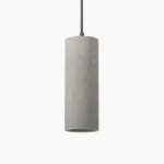 Pendente cilíndrico longo de concreto cimento
