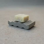Saboneteira Funcional Onda de Concreto