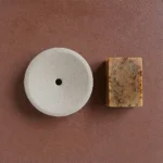 Saboneteira Funcional Cilíndrica de Concreto
